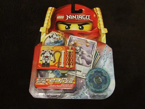 * New * Lego Ninjago 2175 Wyplash Spinner + Cards  Sealed Packet