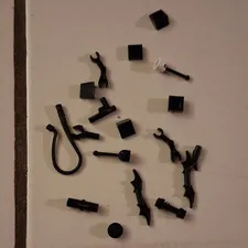 LEGO Black Plastic Minifigure Accessories Parts Bulk Lot More Than 10 pcs