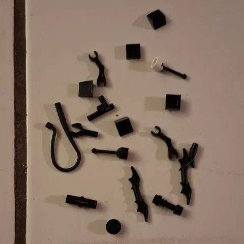 LEGO Black Plastic Minifigure Accessories Parts Bulk Lot More Than 10 pcs