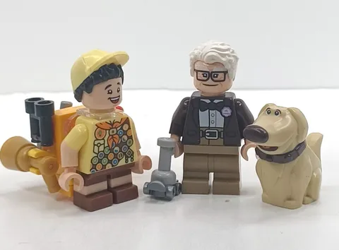 LEGO Disney Pixar Up Carl Fredricksen Russell & Dug Minifigure Lot