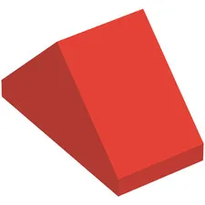 10x LEGO® Part 3044c - Slope 45 2 x 1 Double with Bottom Stud Holder