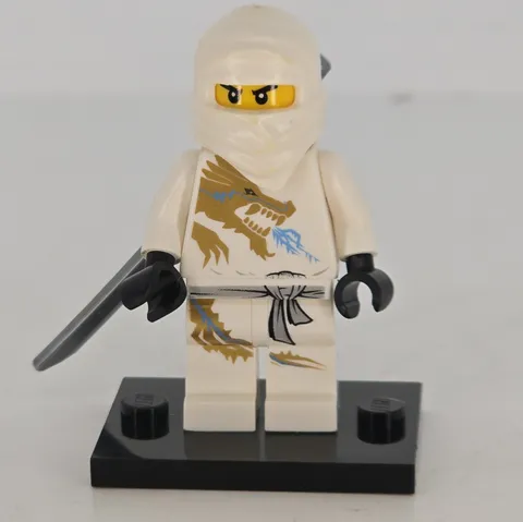 LEGO Zane DX Ninjago minifigure White Ninja 2260 2171 dragon Golden weapon