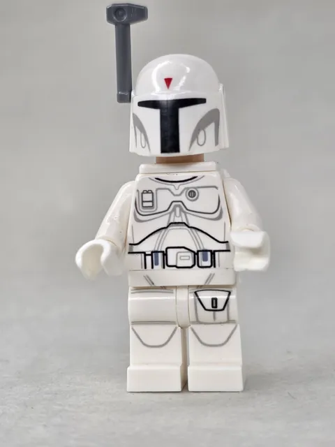 LEGO Star Wars White Prototype Boba Fett Minifigure (SW0631) 14q