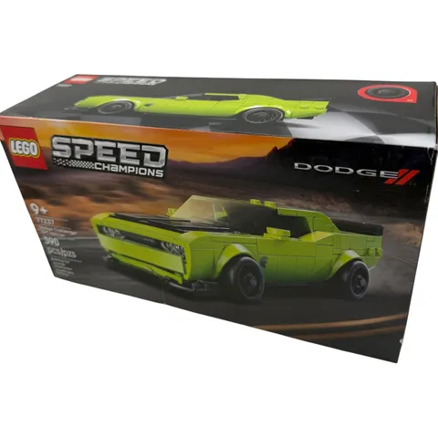 LEGO Speed Champions 77237 Dodge Challenger SRT Hellcat 390 Pcs New Damaged Box