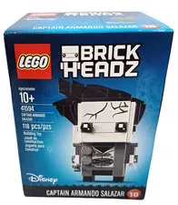 Lego Brick Headz Captain Armando Salazar #10 (41594) Disney 2017 Retired Sealed