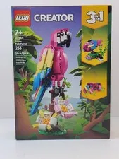 LEGO CREATOR Exotic Pink Parrot 3 In 1 Sealed And Retired 31144