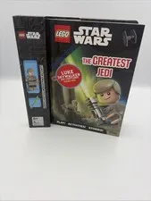LEGO Star Wars: The Greatest Jedi Book w/ Luke Skywalker Minifigure Disney New