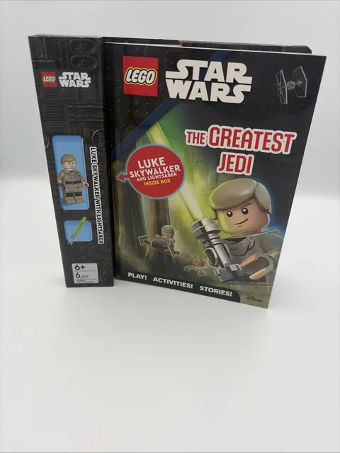 LEGO Star Wars: The Greatest Jedi Book w/ Luke Skywalker Minifigure Disney New
