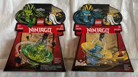 LOT OF 2 LEGO Ninjago Spinjitzu Ninja Training Sets 70690 Jay & 70689 Lloyd NEW