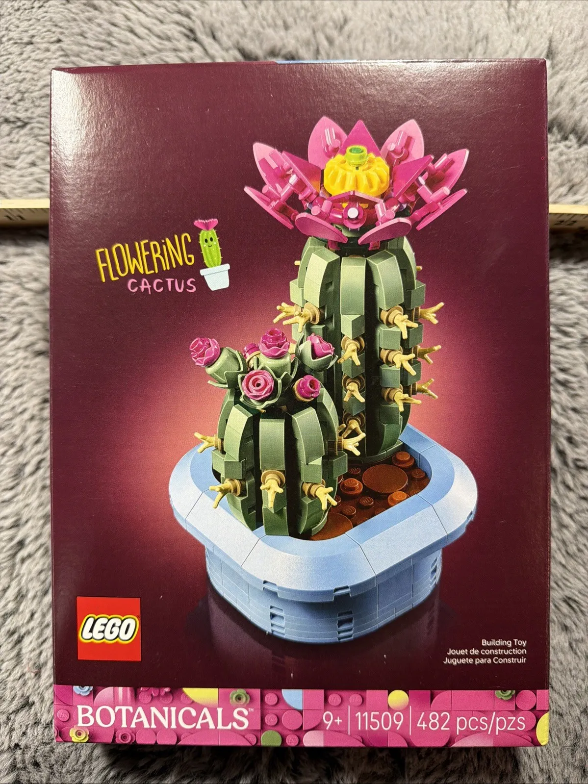 LEGO Botanicals Flowering Cactus Building Toy - Crafting Kit 11509
