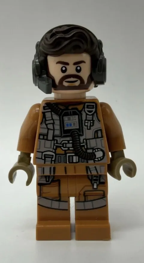 LEGO Star Wars Minifigure Resistance Speeder Pilot Nodin Chavdri Set 75195 sw0883
