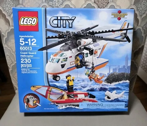 2012 LEGO CITY: Coast Guard Helicopter (60013) - Brand New Sealed - Retired