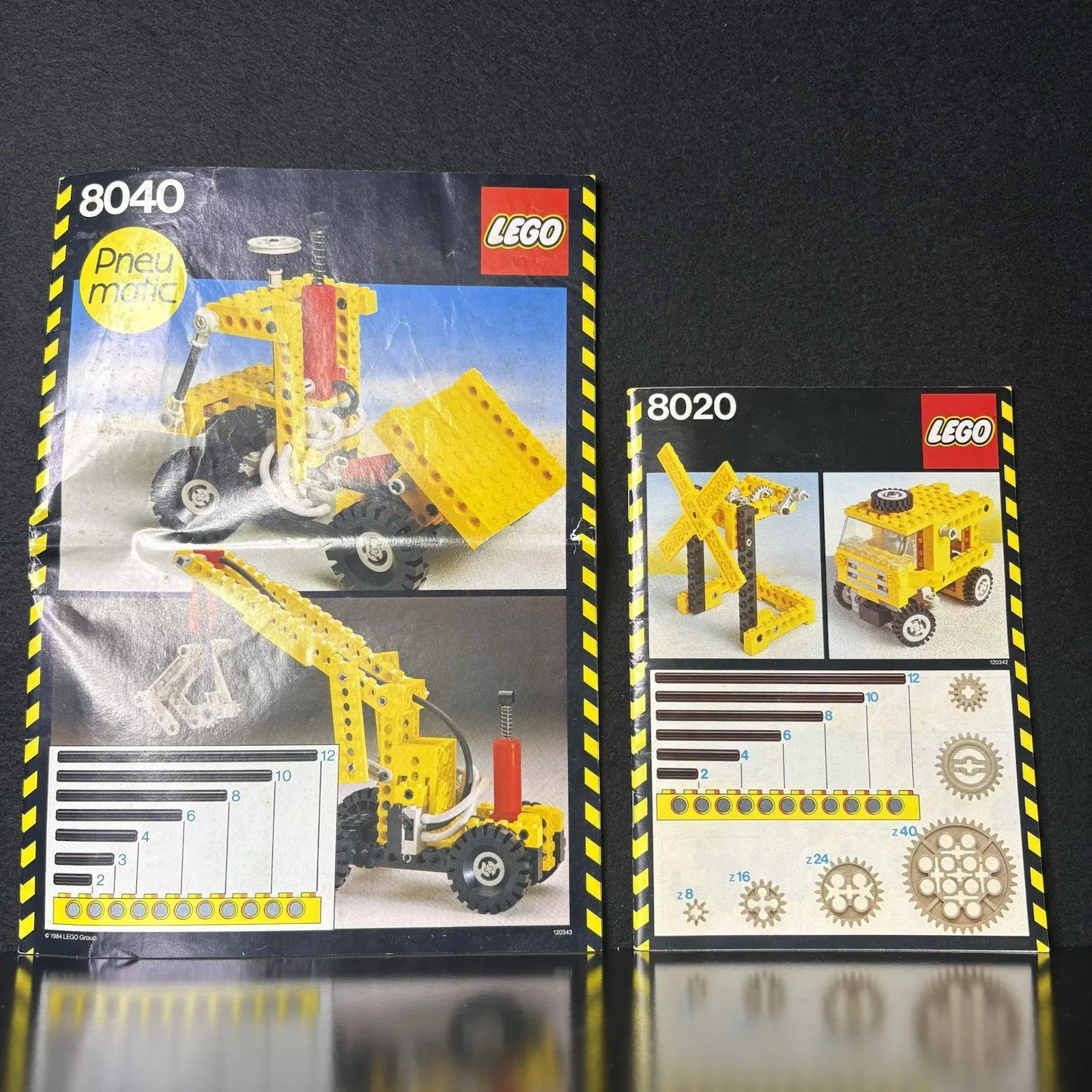1984 LEGO Expert Builder Technic Idea Book Manual For Set 8040 8020 Construction