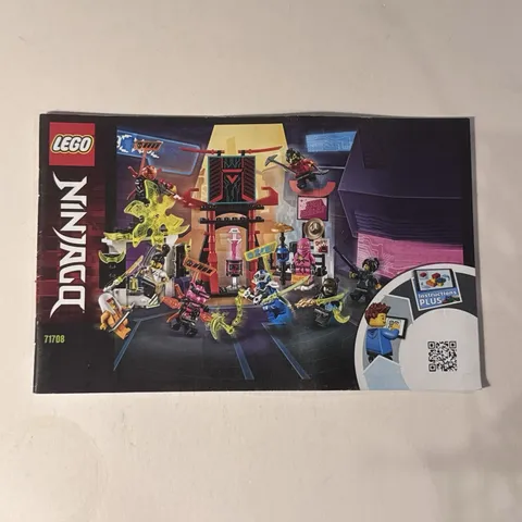 LEGO NINJAGO 71708 Gamer's Market Pink Zane INSTRUCTIONS ONLY