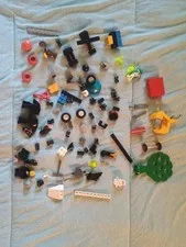 Vintage LEGO Mixed Lot Classic Space Minifig Fabuland Tree Horse Monkey 70+ Pc