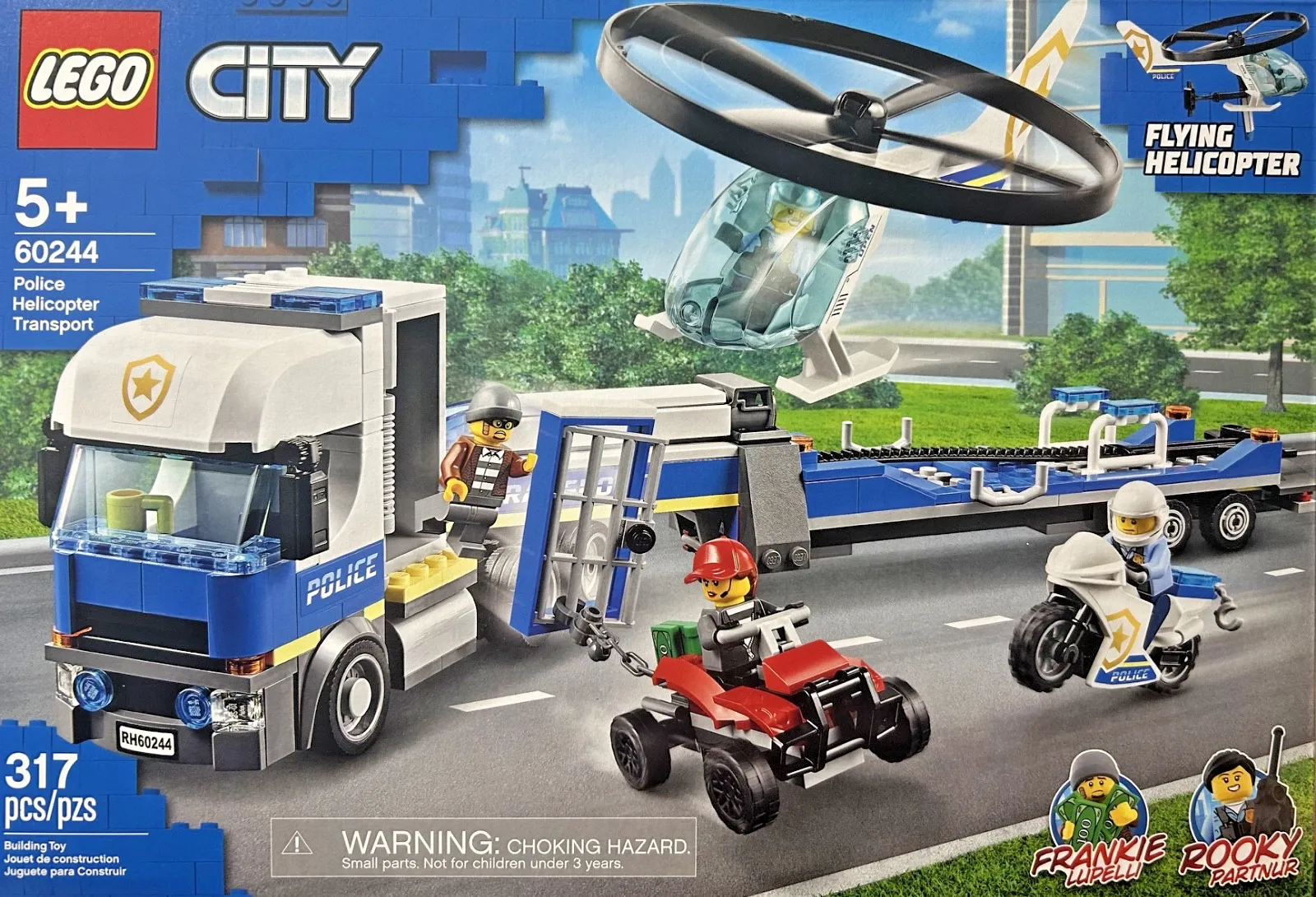 LEGO CITY: Police Helicopter Transport (60244)
