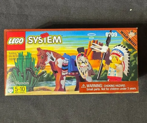 VTG LEGO System 6709 Wild West Tribal Chief with Box - 1997 - New Sealed