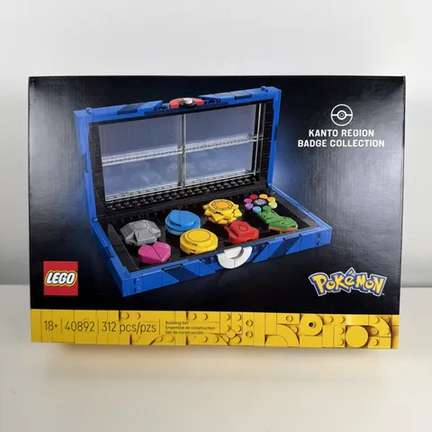 LEGO Pokémon Kanto Region Badge Collection Set 40892, 312 Pieces, New Sealed