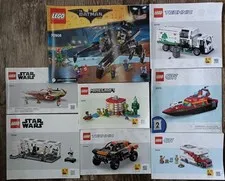 LEGO Instruction Books Lot of 8 Batman, Star Wars, Technic, City, Minecraft