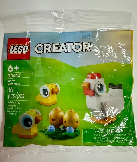 LEGO Creator 30643 Easter Chickens Polybag New Sealed Spring Set