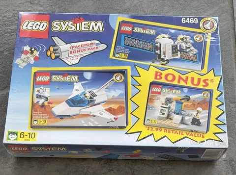 Lego Space Port Value Pack #6469 Includes Sets 6452, 6458 & 6465 New In Box 1999