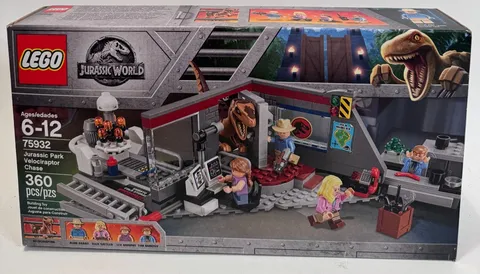 NEW LEGO Jurassic World Jurassic Park Velociraptor Chase SET 75932 SAM NEIL MINI