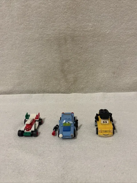 Disney Pixar Cars Lego Mixed Lot Of 3 Cars FREE SHIP