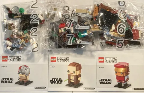 LEGO Star Wars 40676 The Phantom Menace Brickheadz 3X BrickHeadz only New Sealed