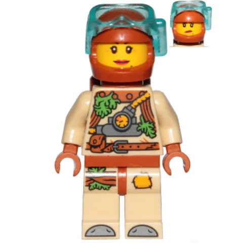 LEGO Hidden Side Jennie Napo Minifigure hs055 New Ghost Hunter Figure