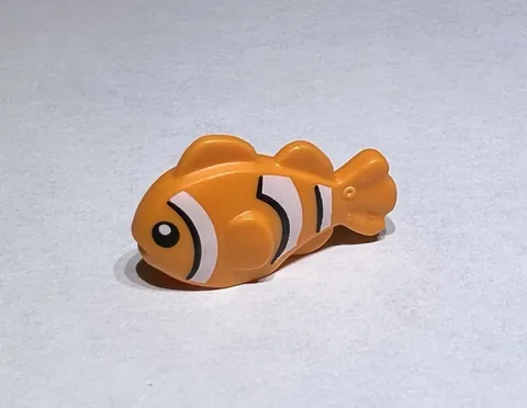 Lego Orange & White Clownfish Clown Fish Ocean Animal New 71052 Water