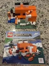 LEGO Minecraft: The Fox Lodge (21178) Lego Set Complete With Mini-figures