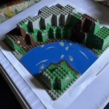 LEGO #6584: Raised Mountain/Canyon Baseplate 