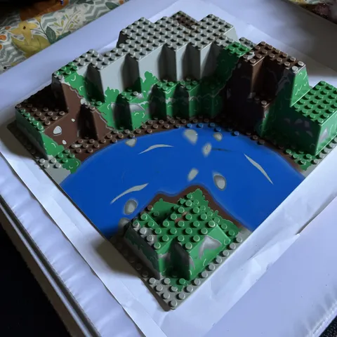 LEGO #6584: Raised Mountain/Canyon Baseplate 