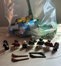 LEGO Harry Potter Quidditch Match 75956 (Incomplete) Ron, Snape, Harry, Hermione