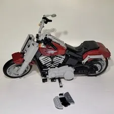 LEGO CREATOR: Harley-Davidson Fat Boy (10269) INCOMPLETE No Box SELLING IT AS IS