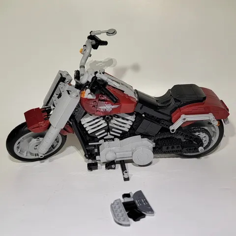 LEGO CREATOR: Harley-Davidson Fat Boy (10269) INCOMPLETE No Box SELLING IT AS IS