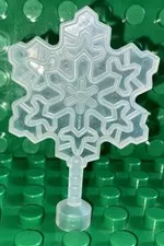 Lego Duplo Clear Snowflake Snow Winter Disney Frozen Princess Ice Castle