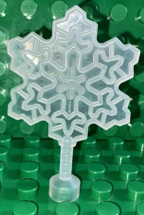 Lego Duplo Clear Snowflake Snow Winter Disney Frozen Princess Ice Castle