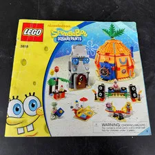 LEGO SpongeBob SquarePants 3818 Instruction Manual Book Only 2012 Illustrated