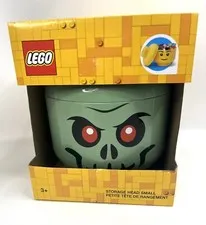 LEGO Storage Head Small - Zombie NEW