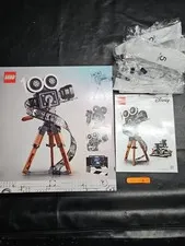 Genuine LEGO Disney 100 Tribute Camera Empty Box W/ Manual Small Pieces (43230)