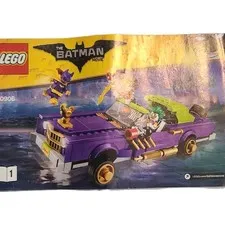 LEGO The Joker Notorious Lowrider 70906 Batman Movie Illustrated Manual Booklet