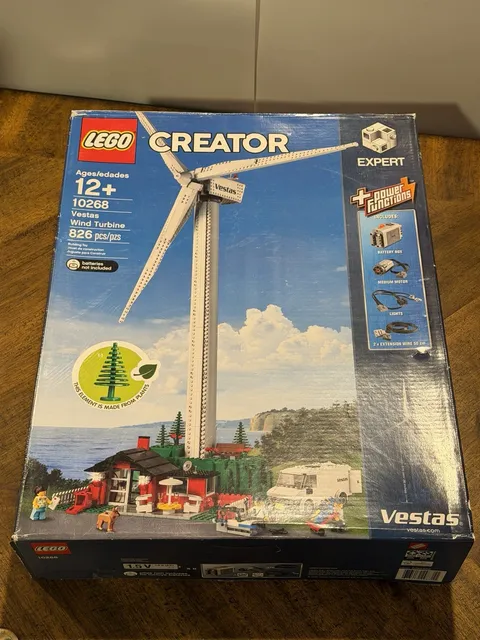 LEGO Creator Expert Vestas Wind Turbine 10268 Factory New Sealed Retired Set