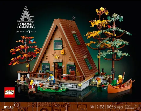 LEGO Ideas 21338 A-Frame Cabin 2082pc New Sealed Expedited Shipping