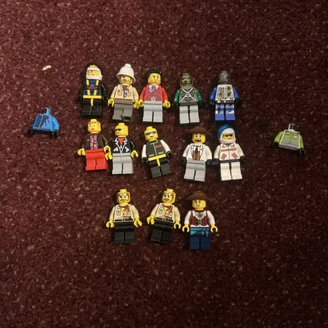 LEGO MINIFIGURES LOT RARE VINTAGE AND NEW MIXED LOT ADVENTURERS RESCUE