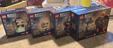 LEGO BRICKHEADZ: Set Of 4 LOTR Lord Of The Rings 40630 40631 40632 40751 New