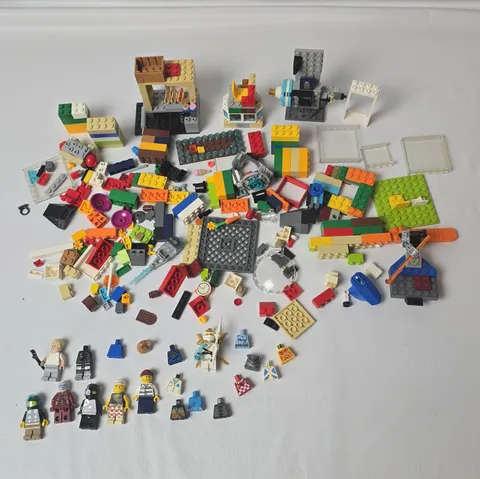 Assorted Lego Lot With Mini Figs