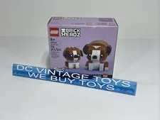 NEW LEGO Brickheadz 40543 St. Bernard RETIRED Pets Adult + Puppy NIB SEALED