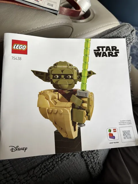 Star Wars Yoda Lego Manual, Instruction Booklet 75438 No Lego Set Included