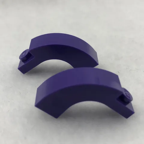 LEGO 6005 Dark Purple Arch 1 x 3 x 2 Curved Top (x2)